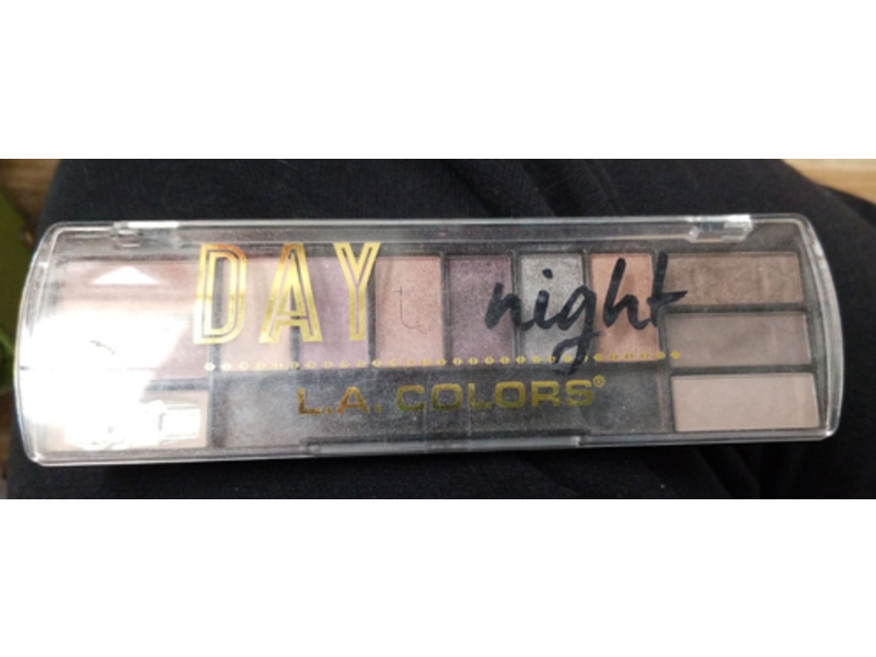 L.A. Colors Day To Night 12 Color Eyeshadow Palette, CES421 Dawn, 0.28 oz/8 g