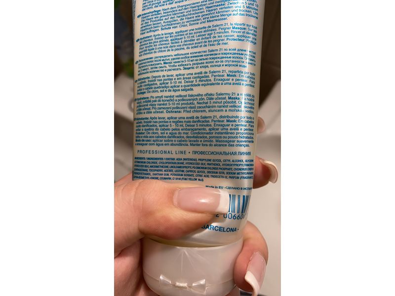 Salerm 21 B5 Leave in Conditioner, Silk Protein, 6.9 oz/196 g