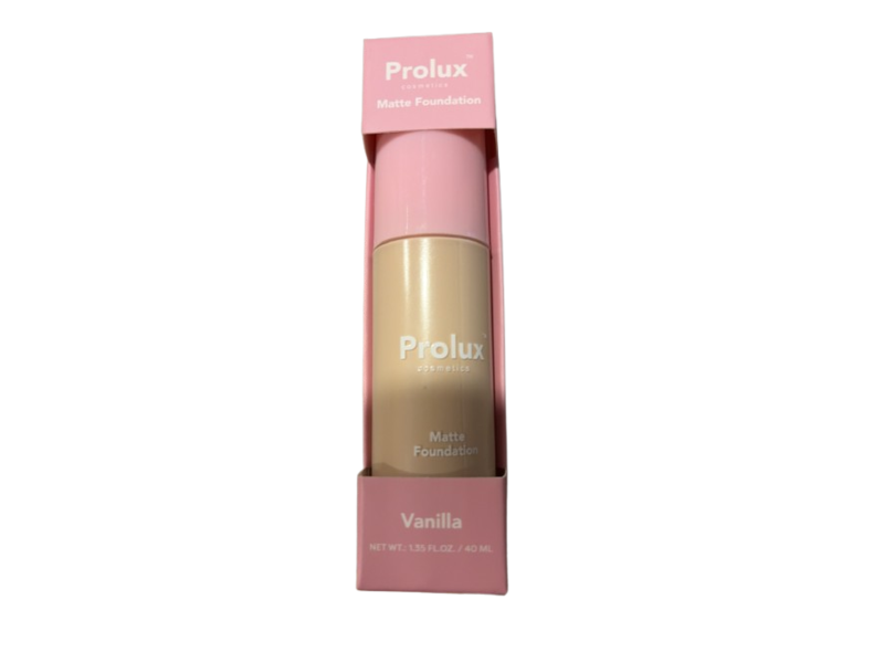 Prolux Cosmetics Matte Foundation, Vanilla, 1.35 fl oz/40 mL
