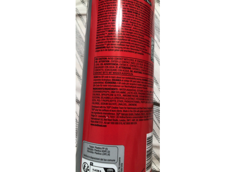Bed Head Tigi Resur Rection Super Repair Conditioner, 25.36 fl oz/750 mL