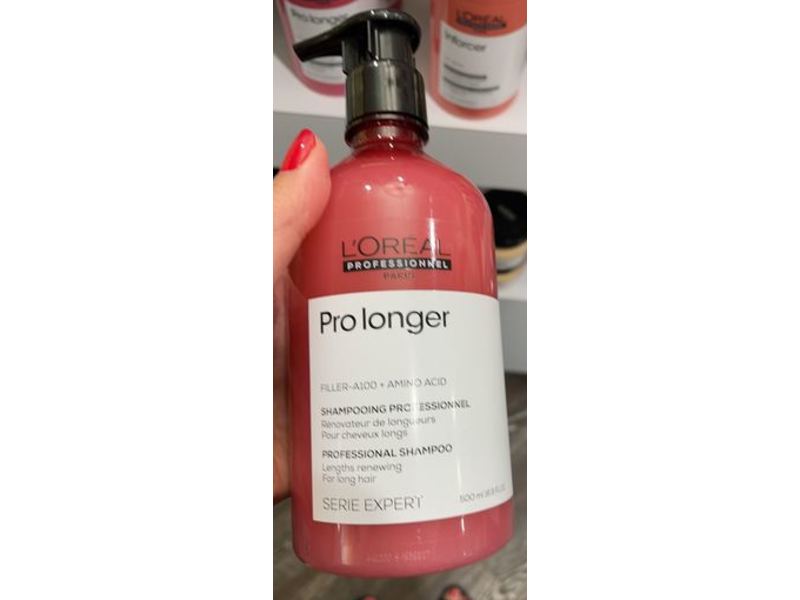 L'Oreal Professionnel Paris Pro Longer Length Renewing Shampoo, Serie Expert, 16.9 fl oz/500 ml