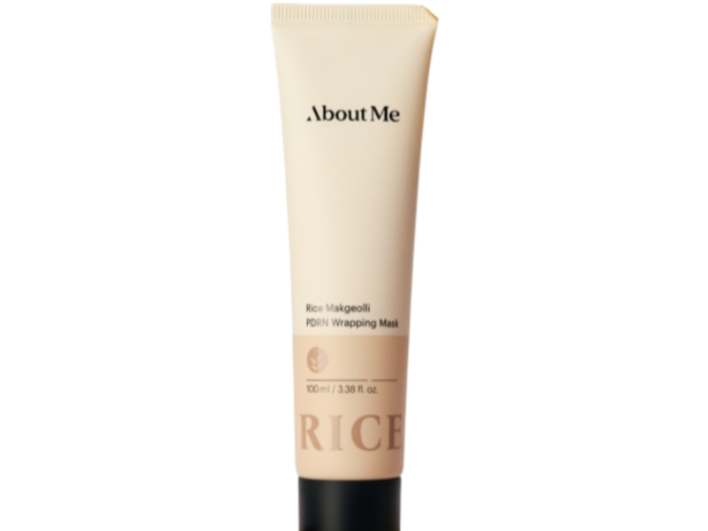About Me Rice Makgeolli PDRN Wrapping Mask, Rice, 3.38 fl oz/100 mL