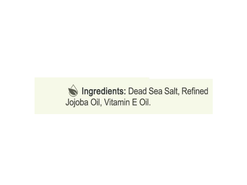 OPO Dead Sea Salt Scrub, 4 fl oz/118 mL