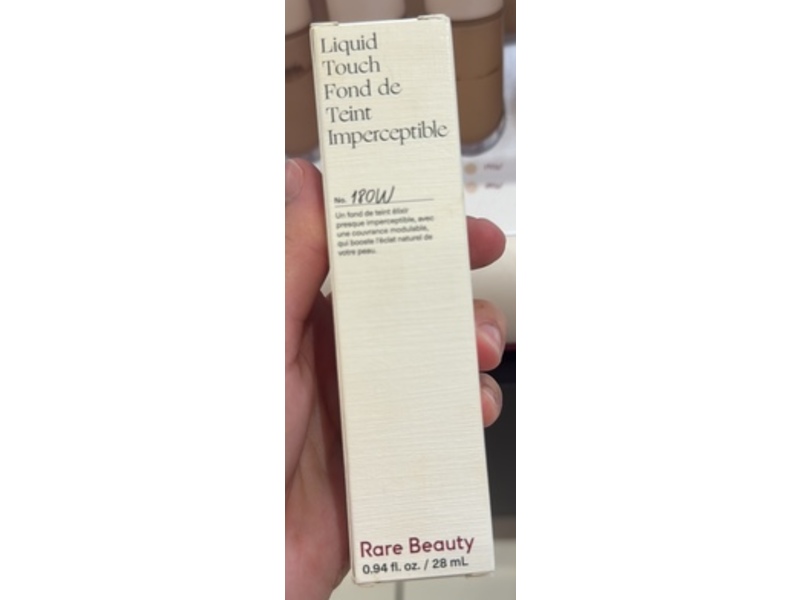 Rare Beauty Liquid Touch Foundation, 180W, 0.94 fl oz/28 mL