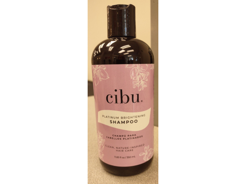 Cibu Platinum Brightening Shampoo, 11.83 fl oz/350 mL