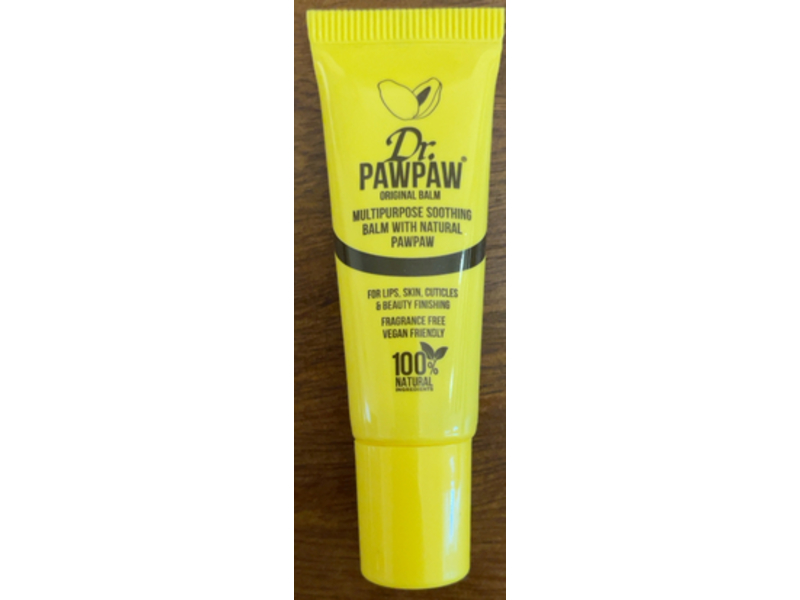 Dr Pawpaw Original Multipurpose Soothing Balm, Natural Pawpaw, 0.33 fl oz/10 mL