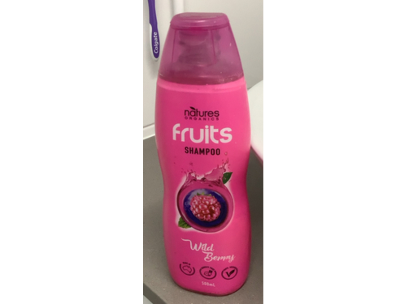 Nature's Organics Fruits Shampoo, Wild Berry, 500 mL