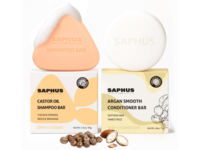 Saphus Shampoo Bar + Conditioner Bar Duo, Castor Oil + Argan Smooth - thumbnail 1