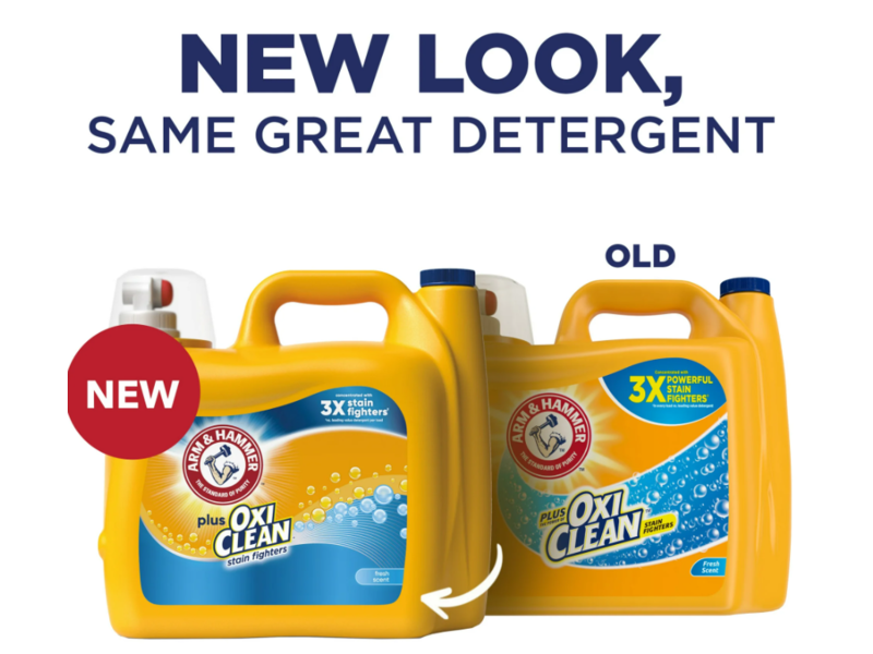 Arm & Hammer Plus OxiClean Liquid Laundry Detergent, Fresh Scent, 128 Loads, 166.5 fl oz/4.92 L