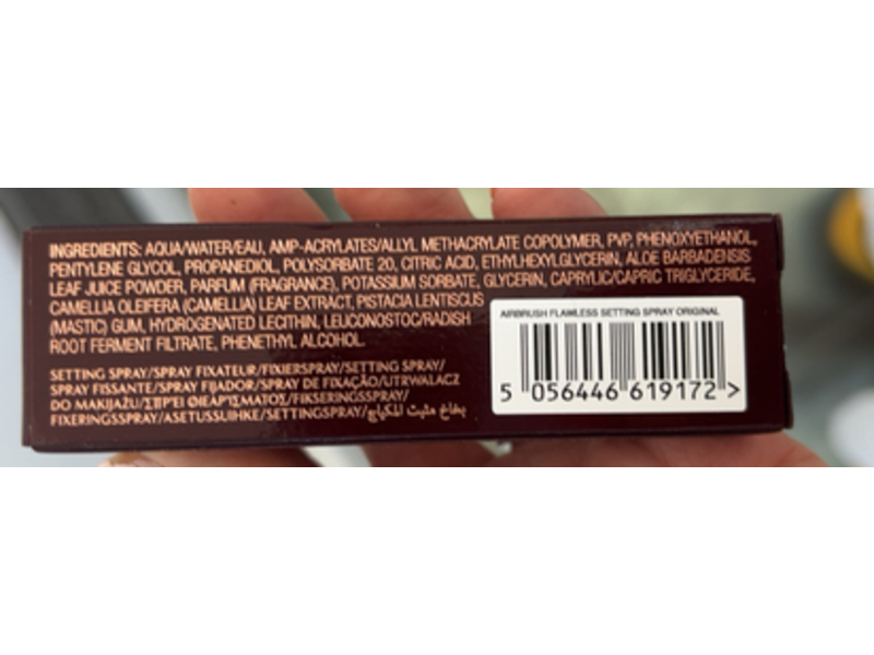 Charlotte Tilbury Airbrush Flawless Setting Spray, 0.5 fl oz/15 mL