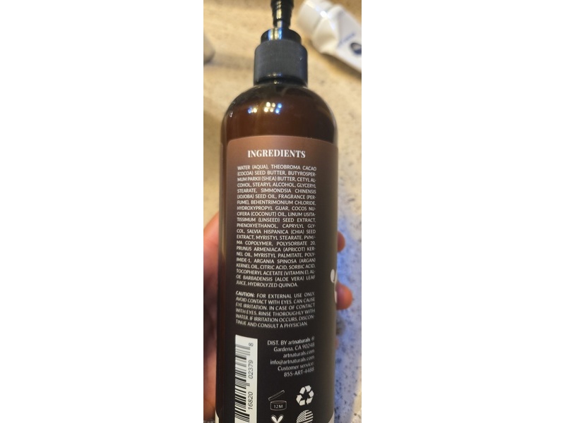 Artnaturals Curl Defining Cream, Argan Oil, Almond Oil, Jojoba Oil, 12 fl oz/354 mL