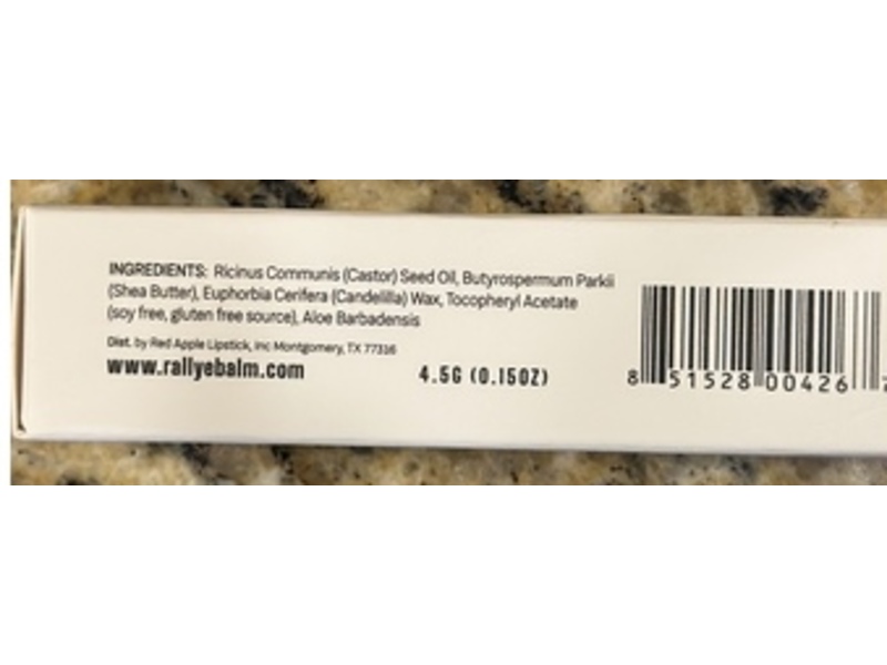 Rallye Balm Clean & Effective Lip Balm, 0.51 fl oz/4.5 g