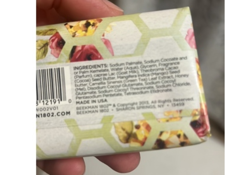 Beekman 1802 Goat Milk Soap, Apricot & Honey Tea, 3.5 oz/99 g