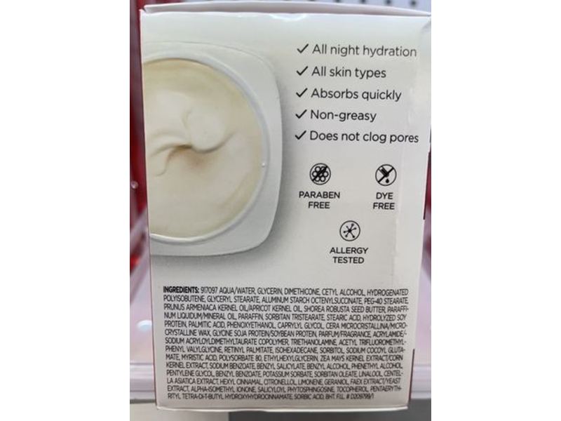 L'Oreal Paris Night Moisturizer, Revitalift Anti-Wrinkle + Firming, Pro-Retinol + Centella Asiatica, 1.7 oz/48 g