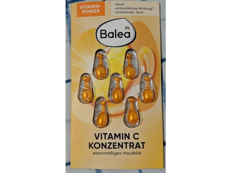 dm Balea Concentrate Capsule, Vitamin C, 7 Count