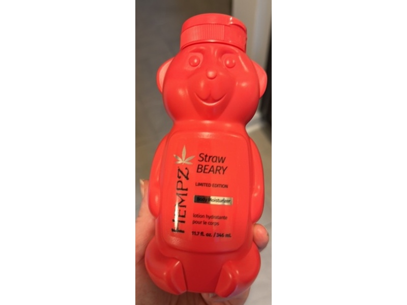 Hempz Limited Edition Body Moisturizer, Strawbeary, 11.7 fl oz/346 mL