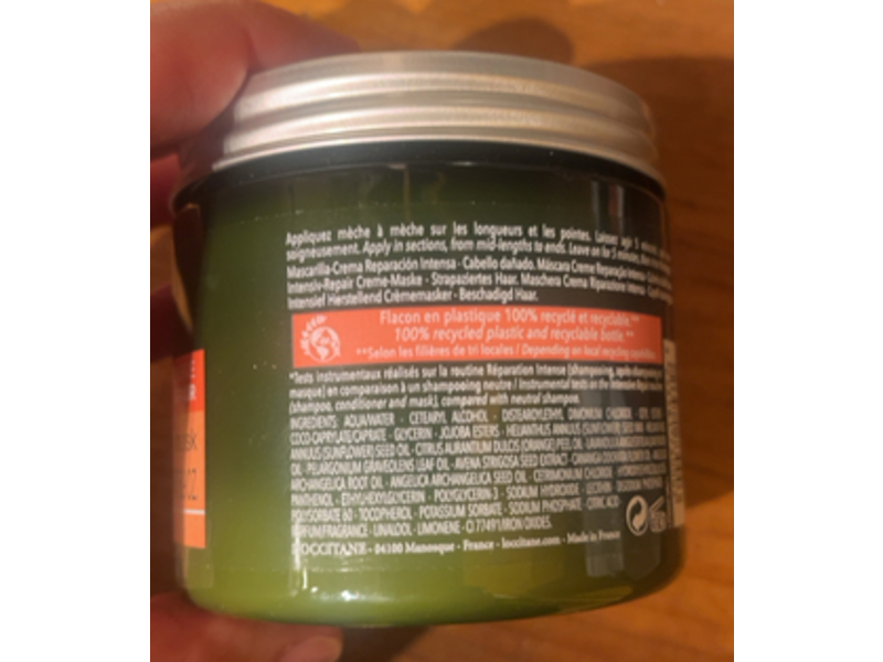 L'Occitane en Provence Intense Repair Mask, 6.9 oz, 200 mL