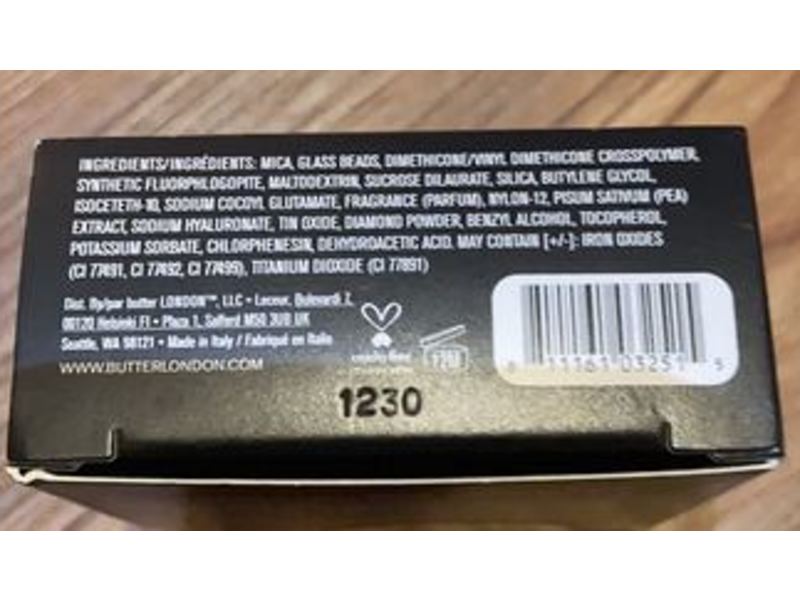 Butter London LumiMatte Blurring Finishing & Setting Powder, Tan/Medium, 0.28 oz/8 g