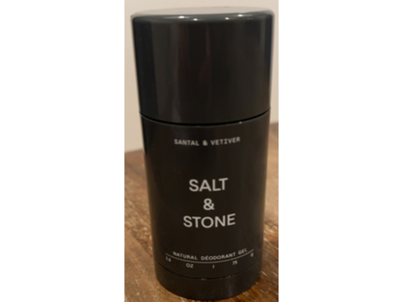 Salt & Stone Natural Deodorant Gel, Santal & Vetiver, 2.5 oz/75 g