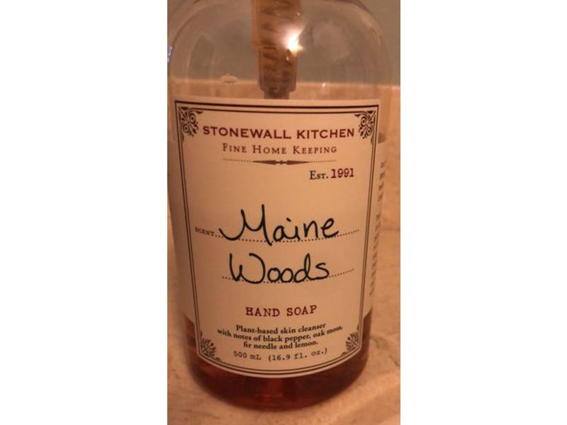 Stonewall Kitchen Maine Woods Hand Soap, 16.9 fl oz/500 mL