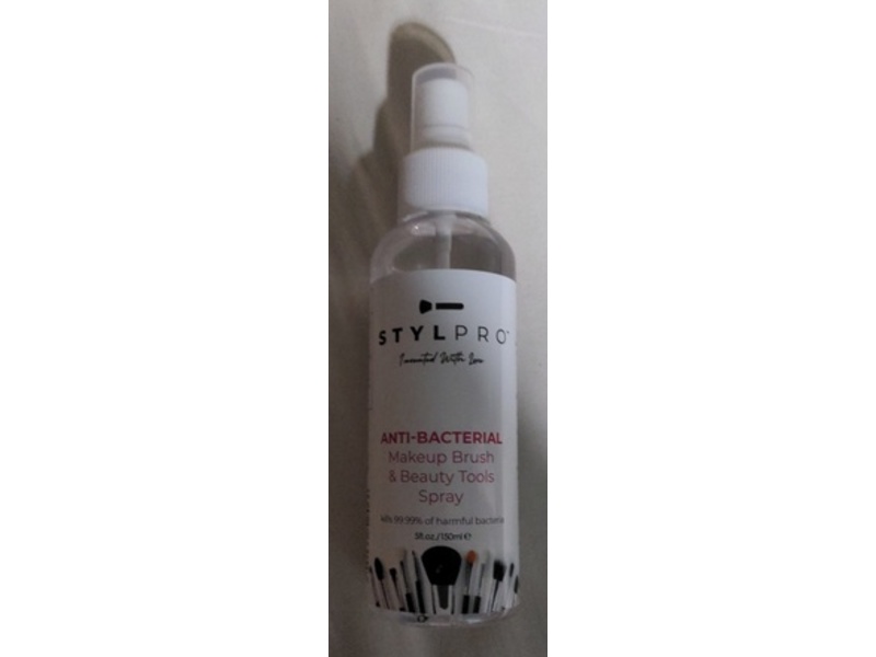 Stylpro Anti-Bacterial Makeup Brush & Beauty Tools Spray, 5 fl oz/150 mL