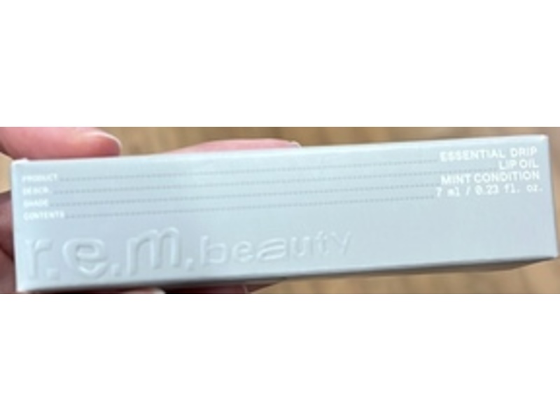 R.E.M. Beauty Essential Drip Lip Oil, Mint Condition, 0.23 fl oz/7 mL