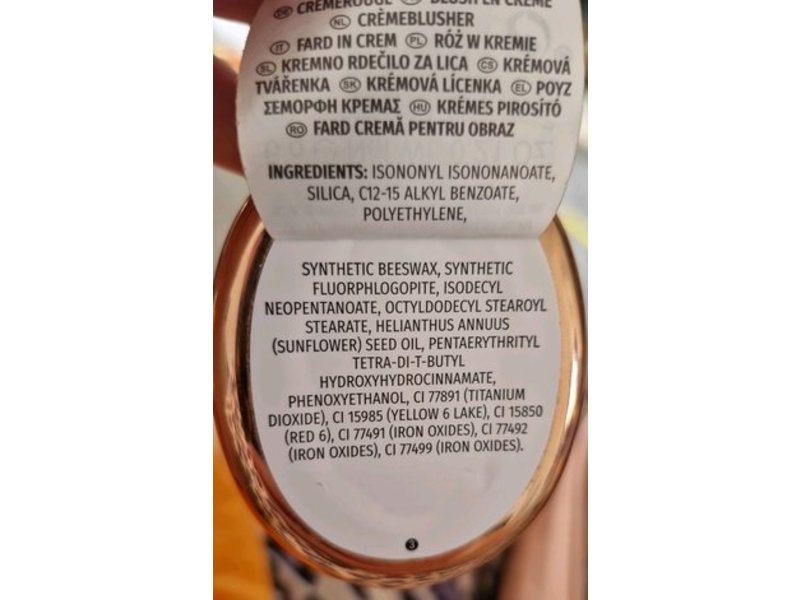 PS... Cream Blusher, Peach, 9 g