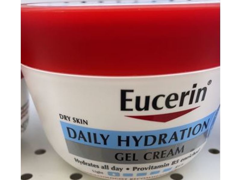 Eucerin Daily Hydration Gel Cream, Dry Skin, 12 oz