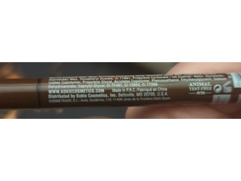Kokie Gel-Ink Dual Ended Eyeliner, Metallic Copper/Matte Brown