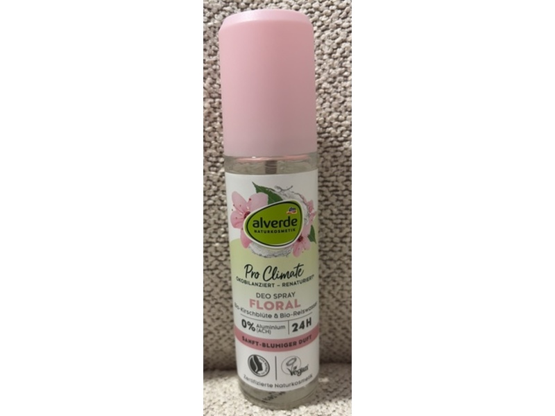 Alverde Pro Climate Deo Spray, Floral, 75 mL
