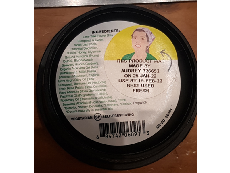 Lush BB Seaweed Fresh Face Mask, 2.6 oz