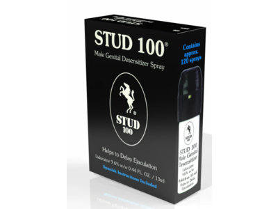 Stud 100 Male Genital Desensitizer Spray, 0.44 fl oz/13 mL