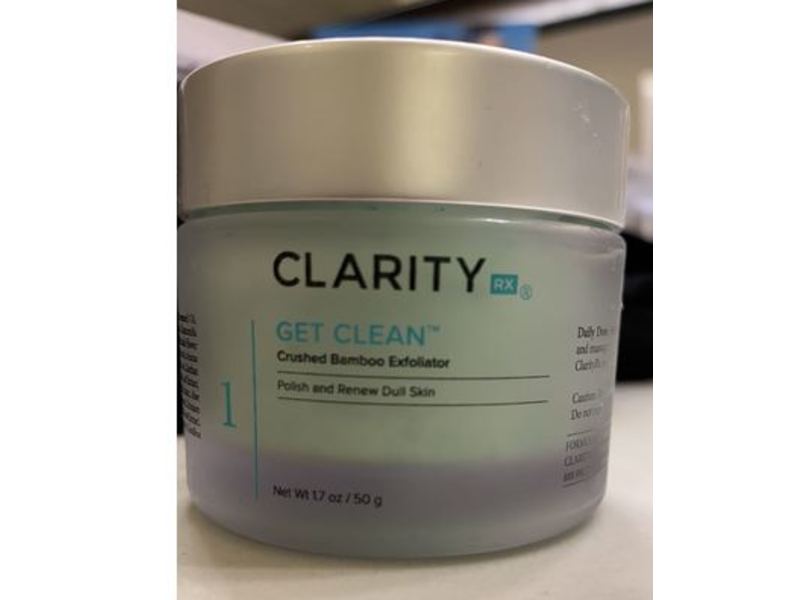 ClarityRx Get Clean Crushed Bamboo Exfoliator, 1.7 oz/50 g