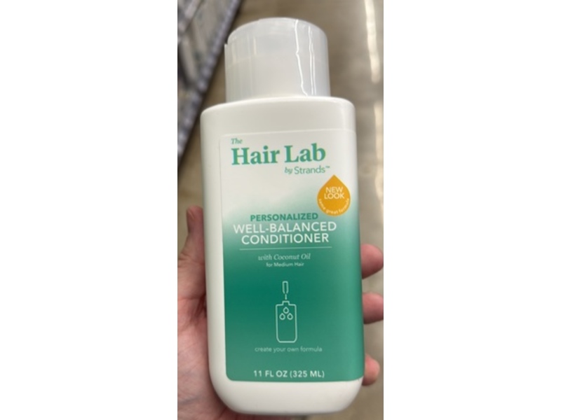 The Hair Lab By Strands Personalized Well-Balanced Conditioner, Coconut Oil, 11 fl oz/325 mL