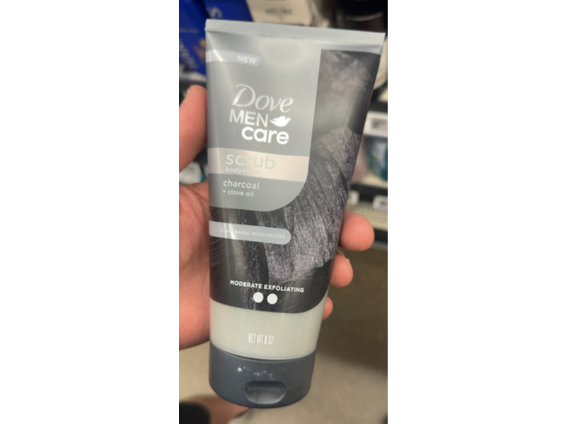 Dove Men Care Body + Face Scrub, Charcoal + Clove Oil, 9 oz