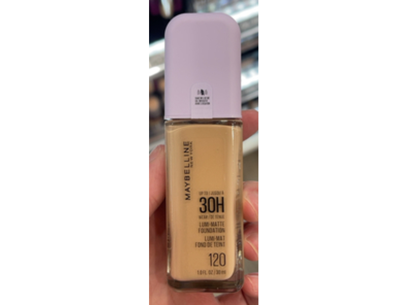 Maybelline New York Super Stay Lumi-Matte Foundation, 120 Neutral Cool, 1.0 fl oz/30 mL