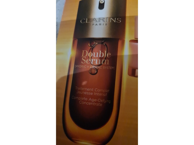 Clarins Paris Hydric + Lipidic System Double Serum, 0.03 fl oz/0.9 mL