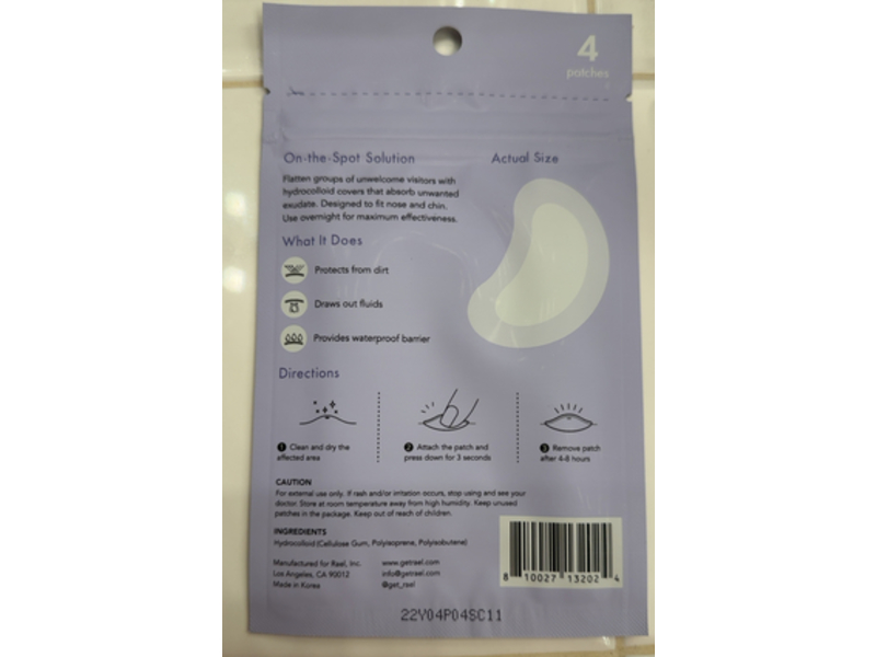 Rael Beauty Miracle Patch Spot Control Cover, 4 Count