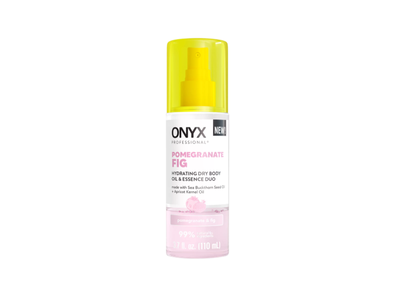 Onyx Professional Hydrating Dry Body Oil & Essence Duo, Pomegranate & Fig, 3.7 fl oz/110 mL