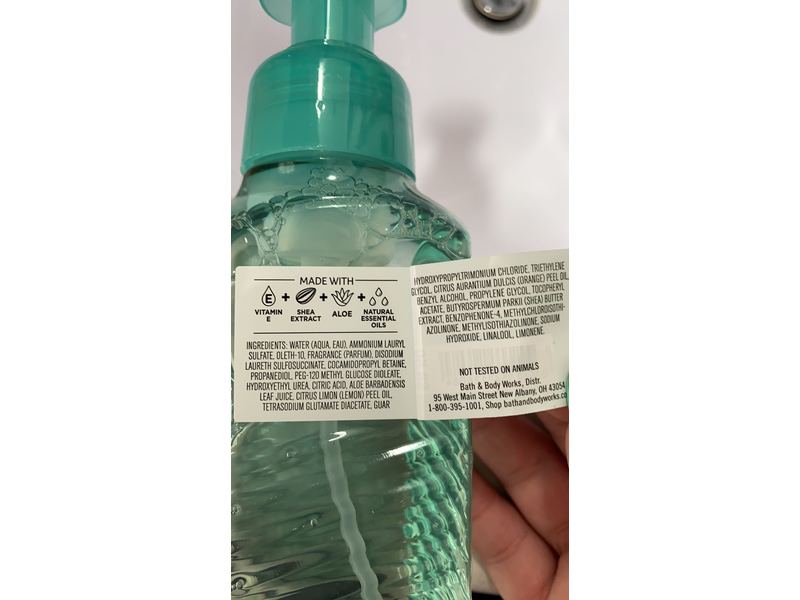 Bath & Body Works White Barn Gentle Foaming Hand Soap, White Tea & Sage, 8.75 fl oz