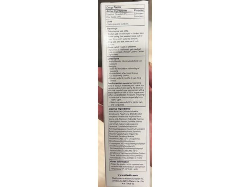 Alastin Skincare Hydratint Pro Mineral Sunscreen, SPF 36, 3.2 oz/91 g