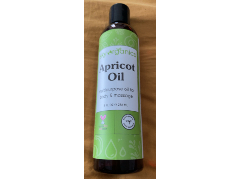 Sky Organics Apricot Oil, 8 fl oz/236 mL