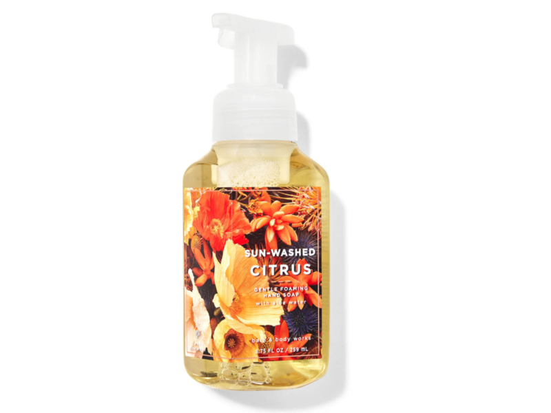 Bath & Body Works Sun Washed Gentle Foaming Hand Soap, Aloe Water, 8.75 fl oz/259 mL