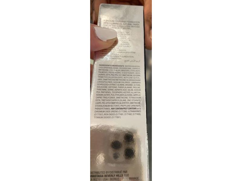 Anastasia Beverly Hills Luminous Foundation, 160C, 1 fl oz / 30 mL