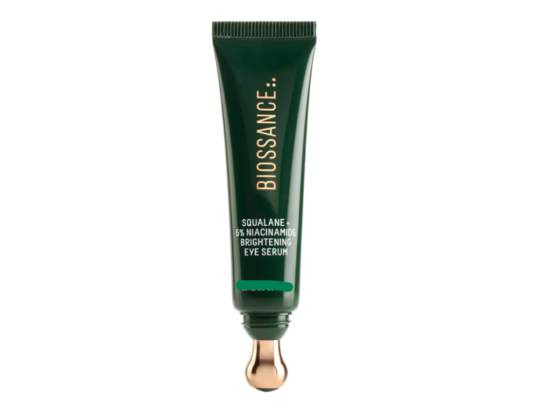 Biossance Brightening Eye Serum, Squalane + 5% Niacinamide, 0.17 fl oz/5 mL