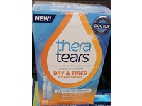TheraTears Dry & Tired Lubricant Eye Drops Vials, 30 Count - thumbnail 2