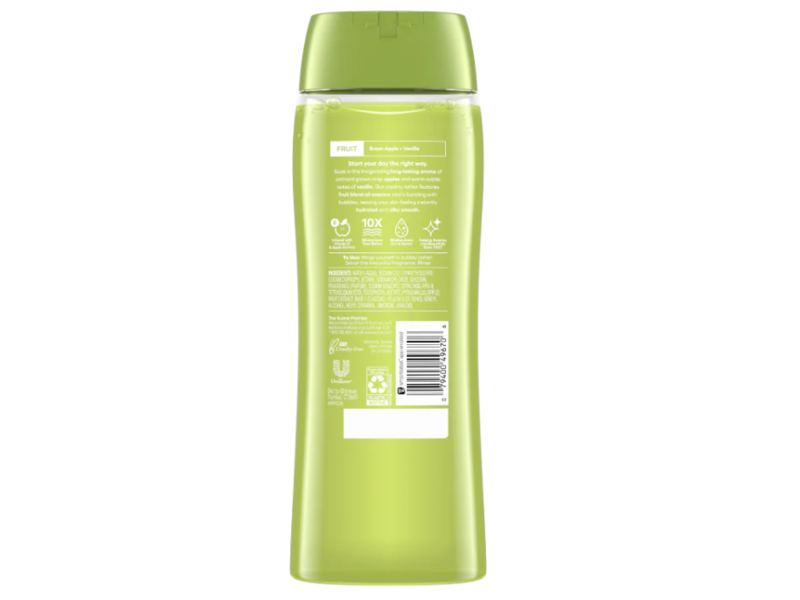 Suave Refreshing Body Wash, Juicy Green Apple, 28 fl oz/828 mL
