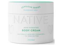 Native Sensitive Series Body Cream, Ceramides+2% Shea Butter, 12 fl oz/354 mL - thumbnail 1