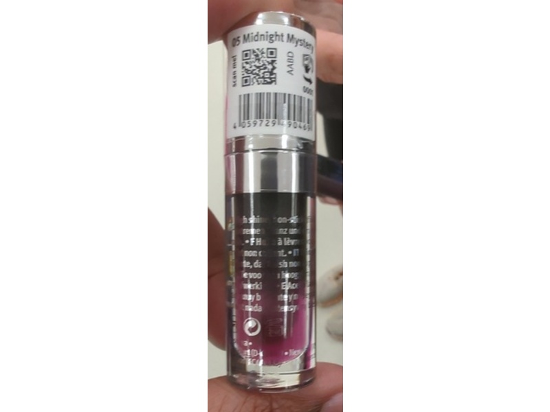 Essence Hydra Kiss Lip Oil, 05 Midnight Mystery, 0.13 fl oz/4 mL