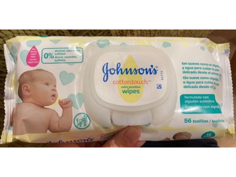 Johnson's Baby Wipes, Extra Sensitive, 56 Count